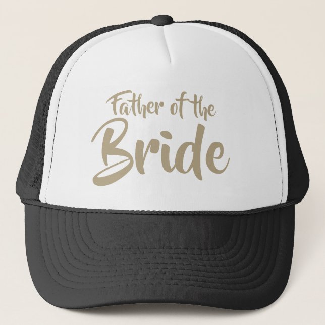 Father of the Bride Trucker Hat (Front)