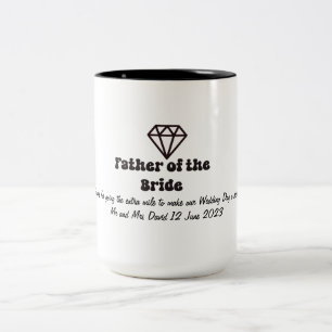 Father of the Bride Two-Tone Coffee Mug