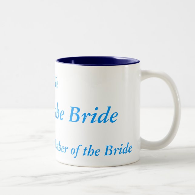 Father of the Bride Two-Tone Coffee Mug (Right)