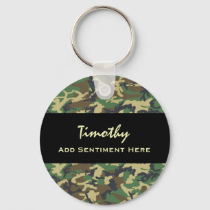 FATHER OF THE BRIDE V13 WOODLAND CAMO KEYCHAIN