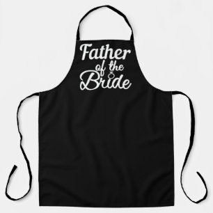 Father Of The Bride Wedding Family Matching Apron