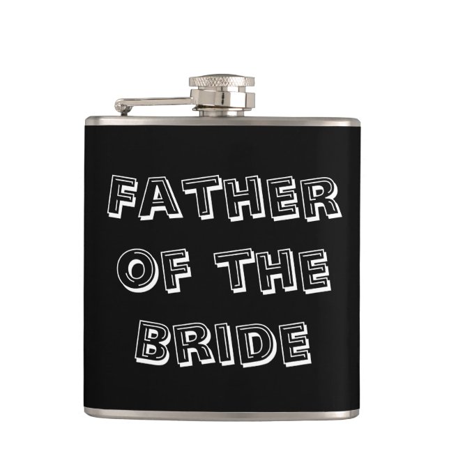 Father of the Bride | Wedding Hip Flask (Front)
