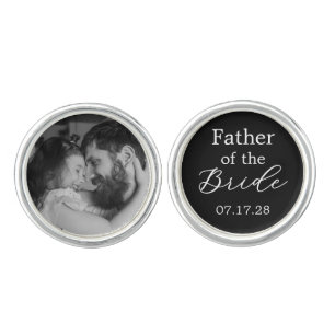 Father of the Bride Wedding Keepsake for Dad Cufflinks
