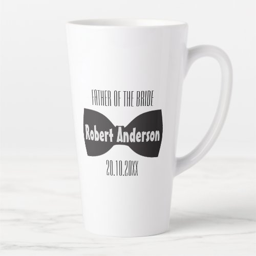 Father of The Bride Wedding Party Gift Latte Mug