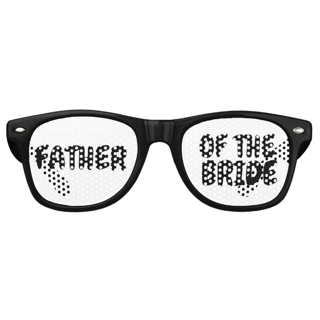 FATHER OF THE BRIDE WEDDING PARTY SUNGLASSES (Front)