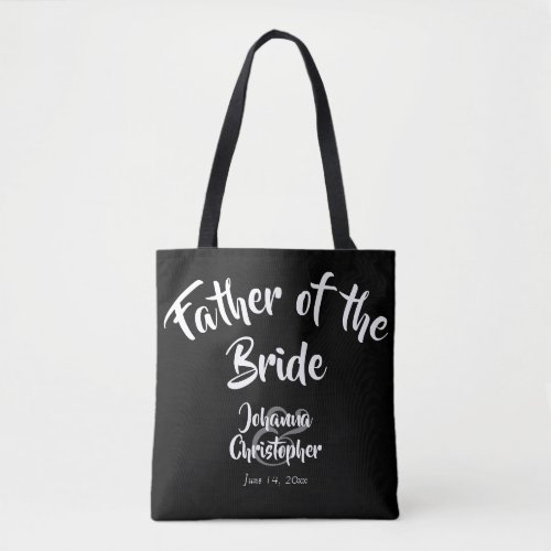 Father of the Bride Wedding Tote Bag