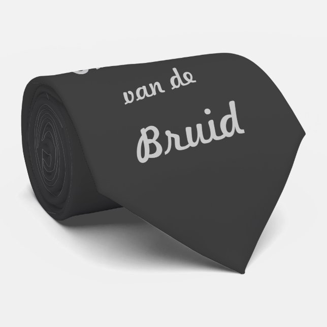 Father of the Bruid Stropdas Tie (Rolled)