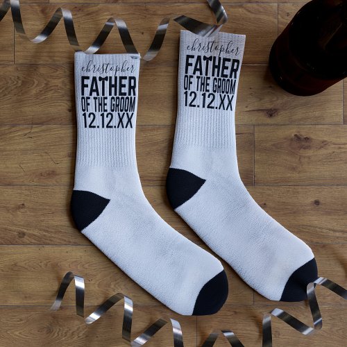 Father of The Groom Bachelor Party Wedding Socks