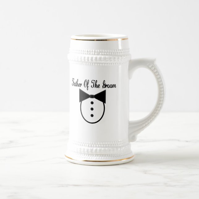 Father of the Groom Beer Stein (Right)