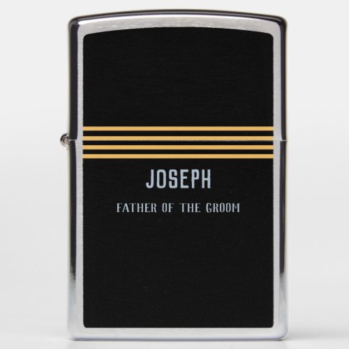 Father of the Groom Boho Florals Suite Zippo Lighter