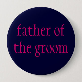"father of the groom" button