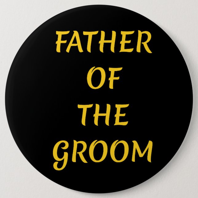 Father of the Groom Button (Front)