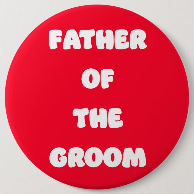 Father of the Groom Button (Front)