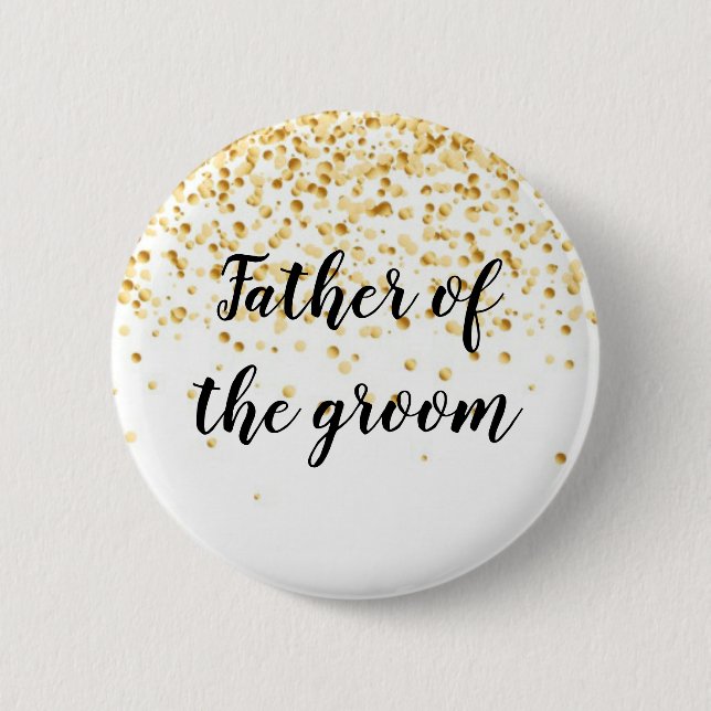 Father of the groom button (Front)