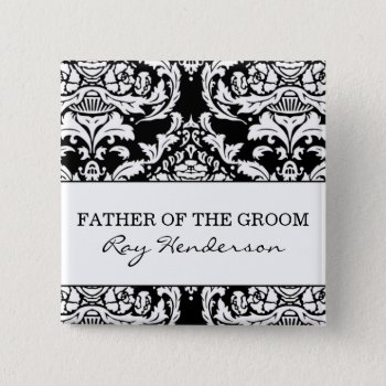 Father Of The Groom Button by designaline at Zazzle