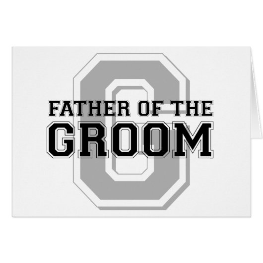Father of the Groom Cheer Cards (Front Horizontal)