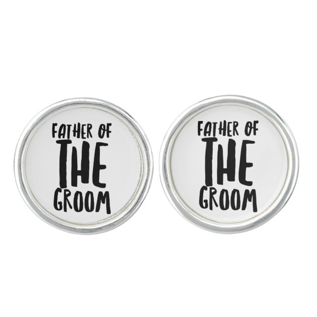 Father of the Groom Cufflinks (Front)