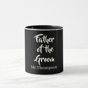 Father of the Groom Custom Wedding Parent Gift Mug