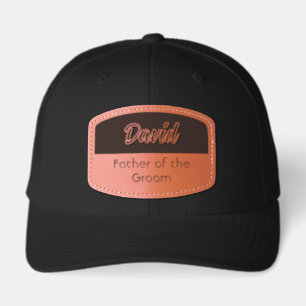 Father of the Groom! Custom wedding party hat