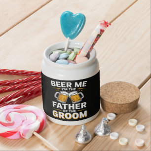 Father of The Groom Drinking Team Candy Jar