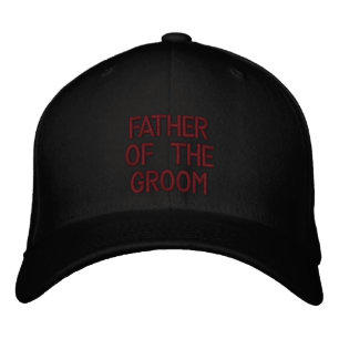 Father of the Groom Embroidered Baseball Hat