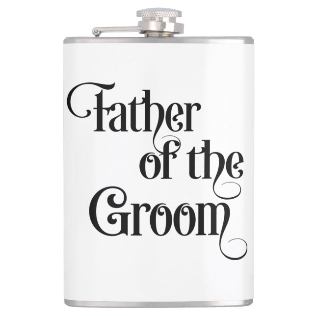 Father of the Groom Flask (Front)