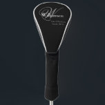 Father Of The Groom Gift Elegant Monogram Modern  Golf Head Cover<br><div class="desc">Wedding Party Gifts Father Of The Groom Gift Elegant Monogram Modern Golf Head Cover. Click personalize this template to customize it with the monogram last name Initial, the first name, and the wedding date quickly and easily. Father Of The Groom Gift Elegant Monogram Modern Golf Head Cover, is part of...</div>