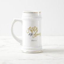 father of the bride beer mug