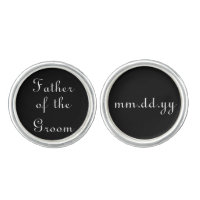 Father of the Groom Gift Wedding Present Cufflinks
