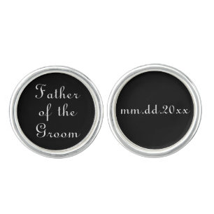 Father of the Groom Gift Wedding Present Cufflinks
