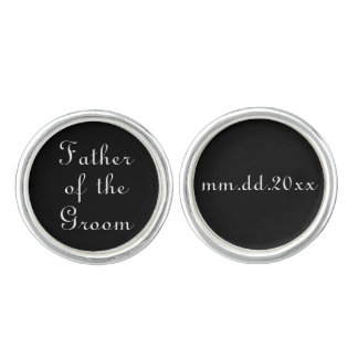 Father of the Groom Gift Wedding Present Cufflinks