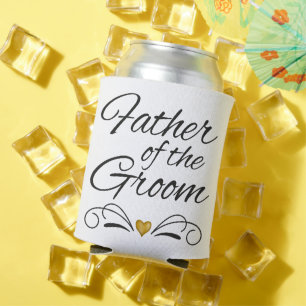 Father  Of The Groom - Heart Of Gold Can Cooler