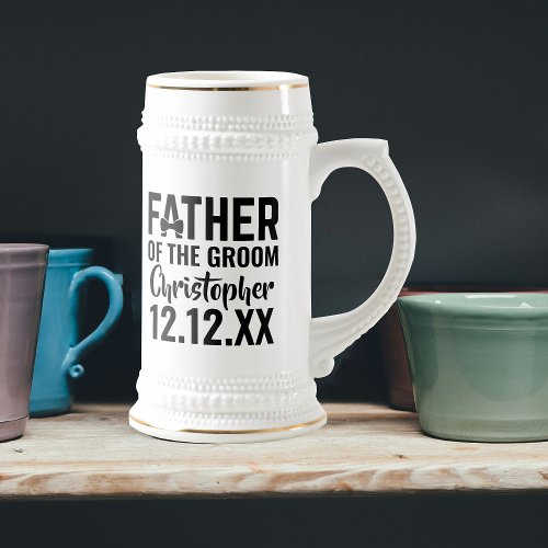 Father of the Groom or Bride Wedding Beer Stein