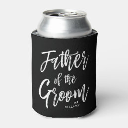 Father of the Groom | Script Style Custom Wedding Can Cooler