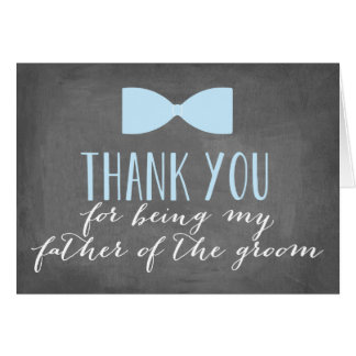 Father of the Groom Thank You | Groomsman Card