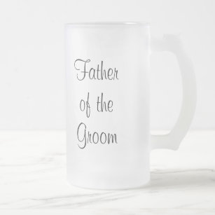 father of the bride beer mug