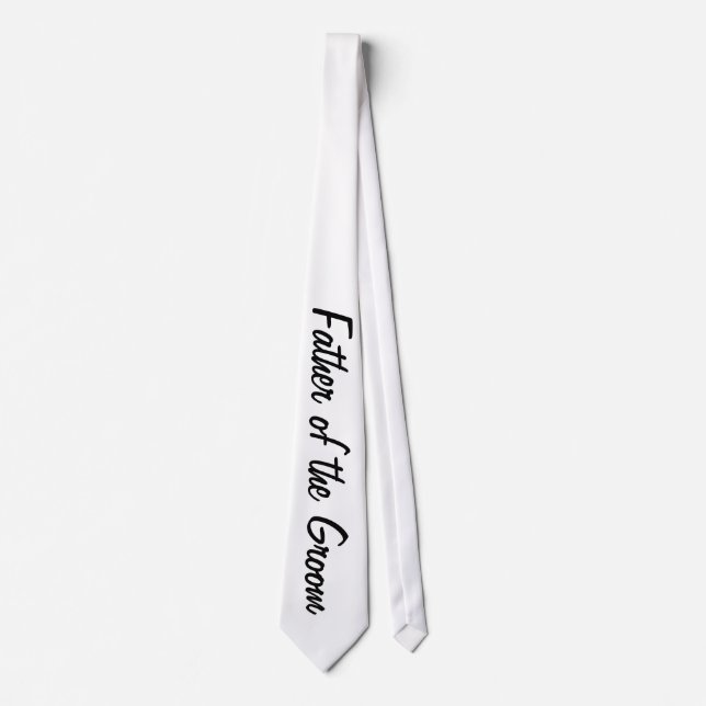 Father of the Groom Tie (Front)