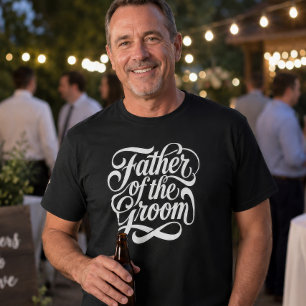 Father of the Groom Wedding Celebration T-Shirt