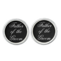 Father of the Groom Wedding Day Present Cufflinks