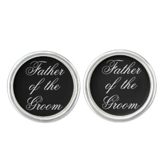 Father of the Groom Wedding Day Present Cufflinks