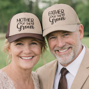 Father of the Groom Wedding Party Trucker Hat