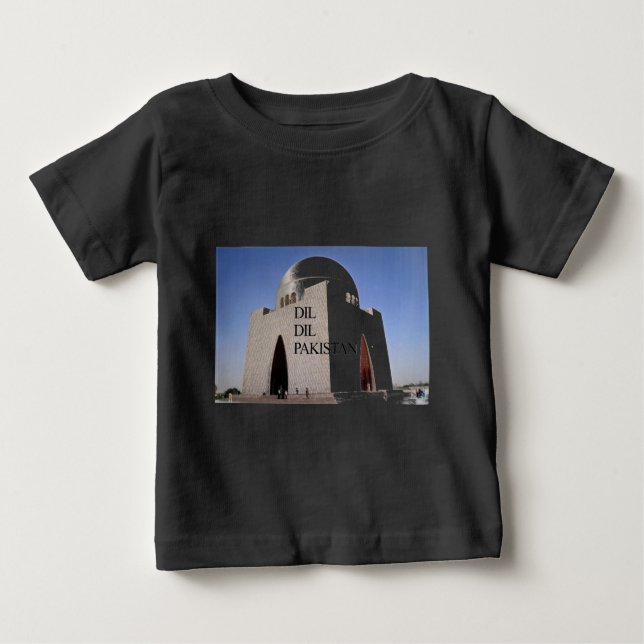 Father of the Nation: Mazar-e-Quaid Baby T-Shirt (Front)