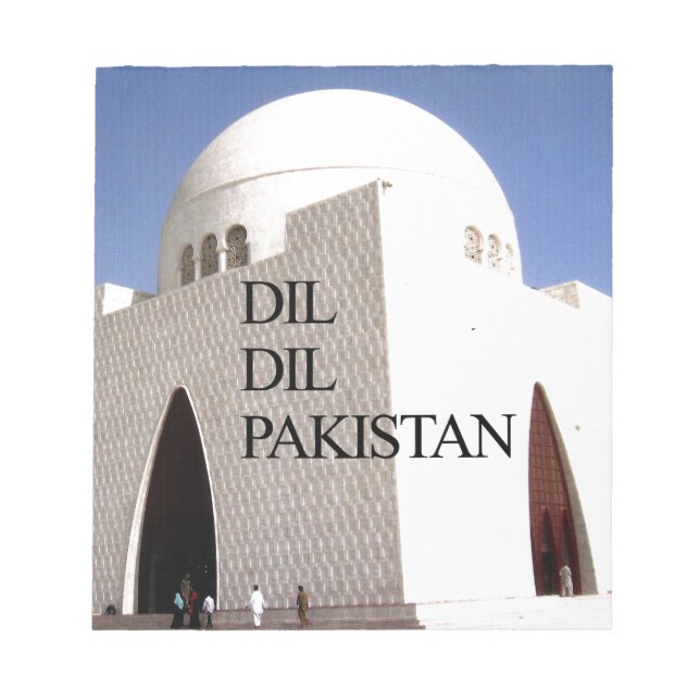 Father of the Nation: Mazar-e-Quaid Notepad (Front)