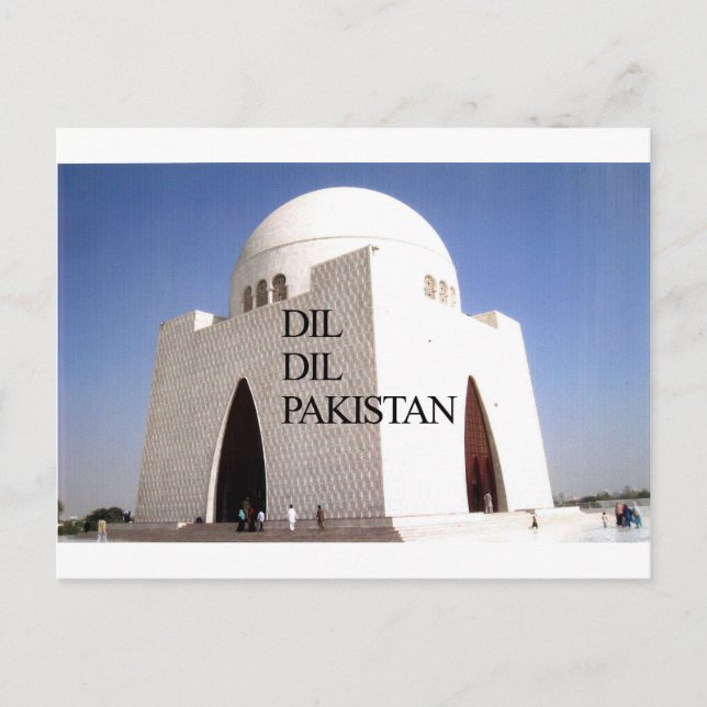 Father of the Nation: Mazar-e-Quaid Postcard (Front)