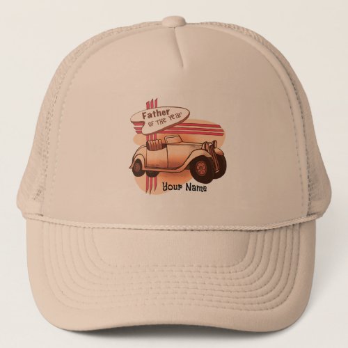 Father Of The Year custom name hat