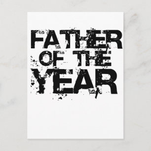 Father of the year. Father's day gift Postcard