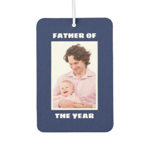 Father Of The Year Personalized Custom Photo Daddy Air Freshener