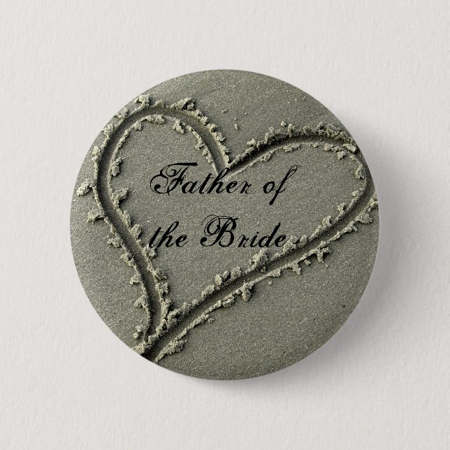 Father ofthe Bride Pinback Button (Front)
