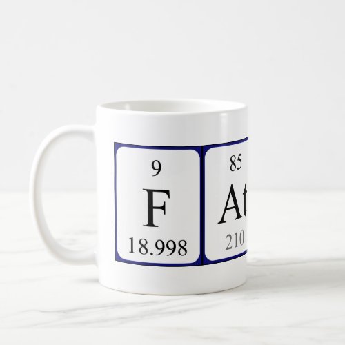 Father periodic table name mug