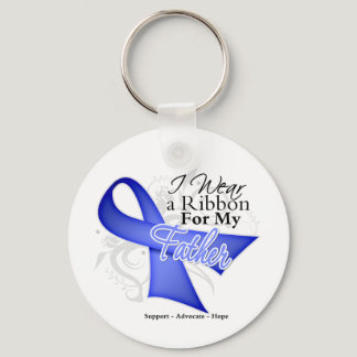 Father Periwinkle Ribbon - Stomach Cancer Keychain